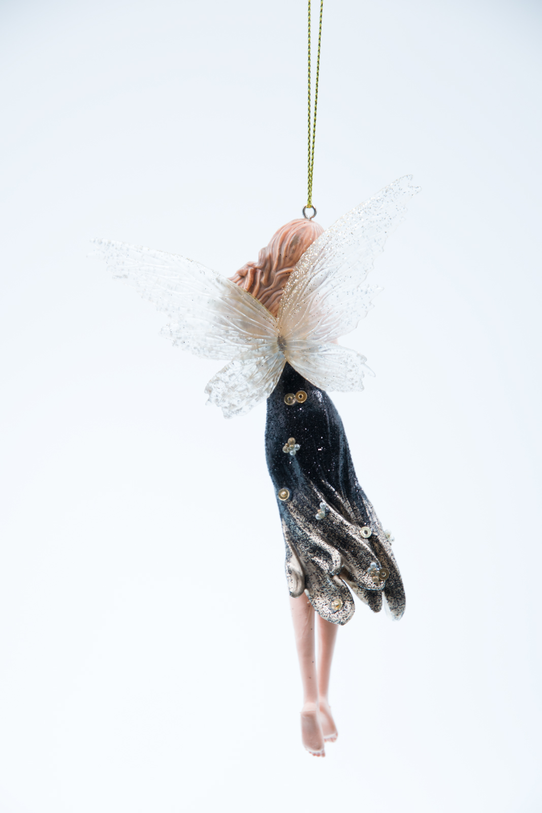 Good Will Tüll Ballerina schwarz gold Christbaumschmuck