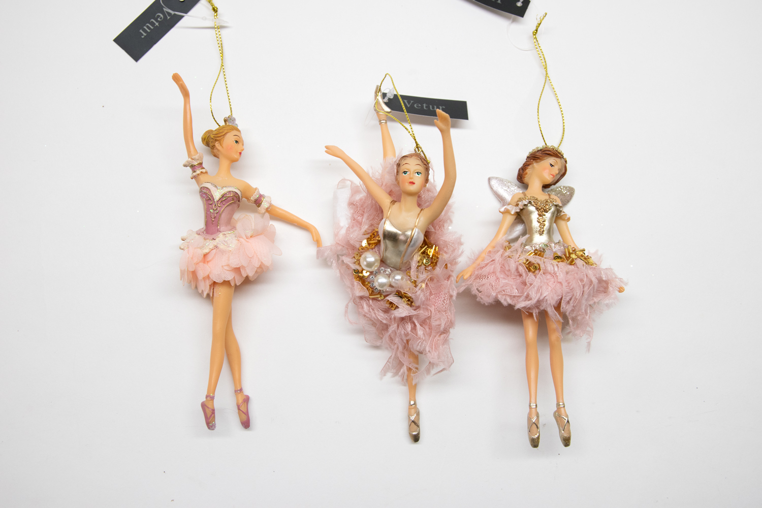 Ballerina 3er Set B-Ware Christbaumschmuck 