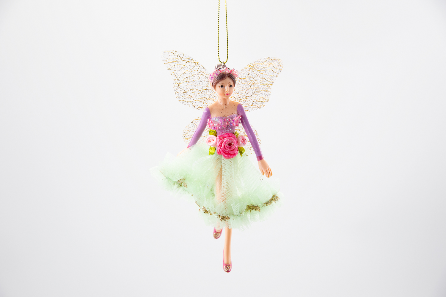 Gisela Graham Pastell Fairy Ballerina Weihnachtsschmuck