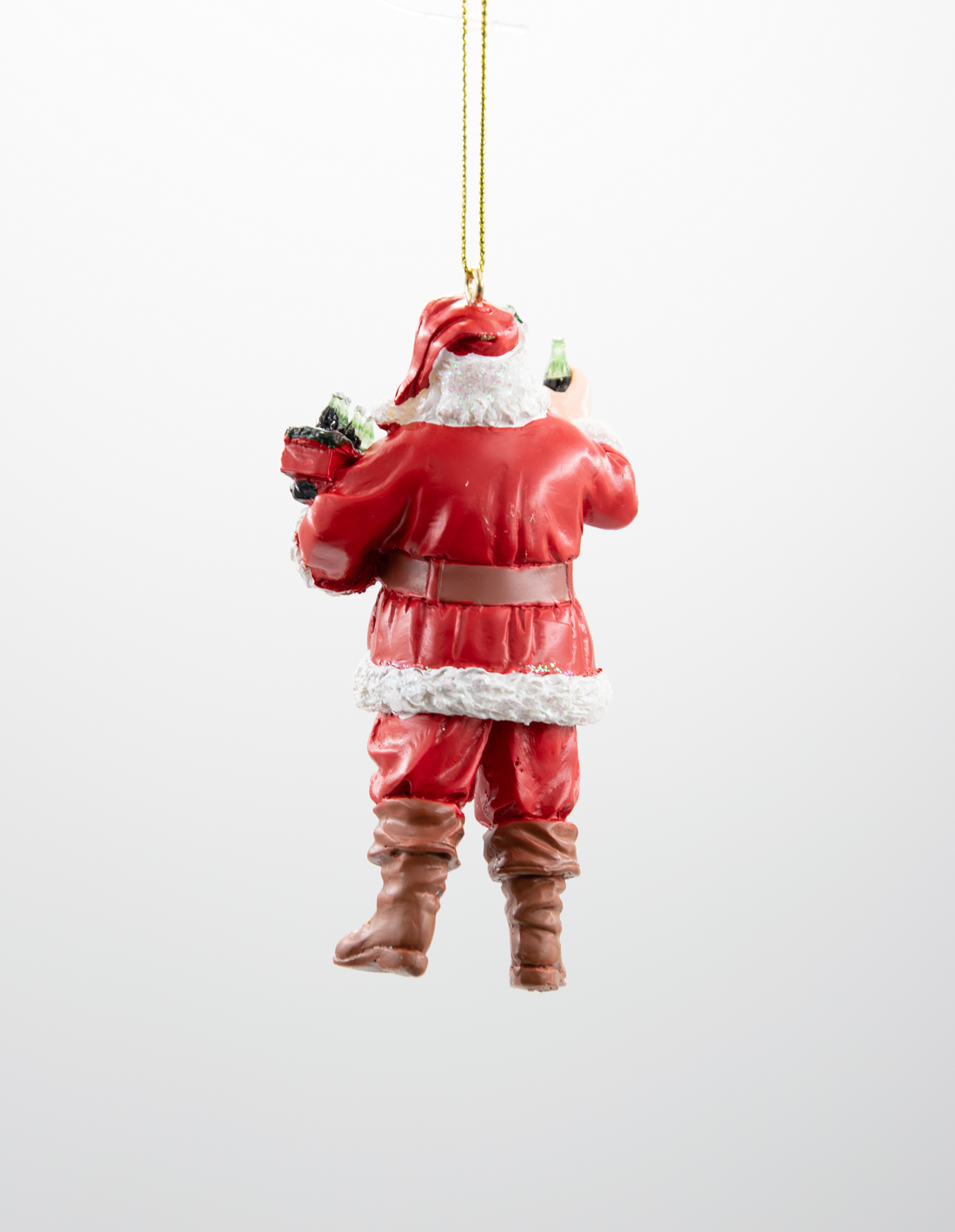 Coca Cola Weihnachtsmann mit Lokomotive Christbaumschmuck 
