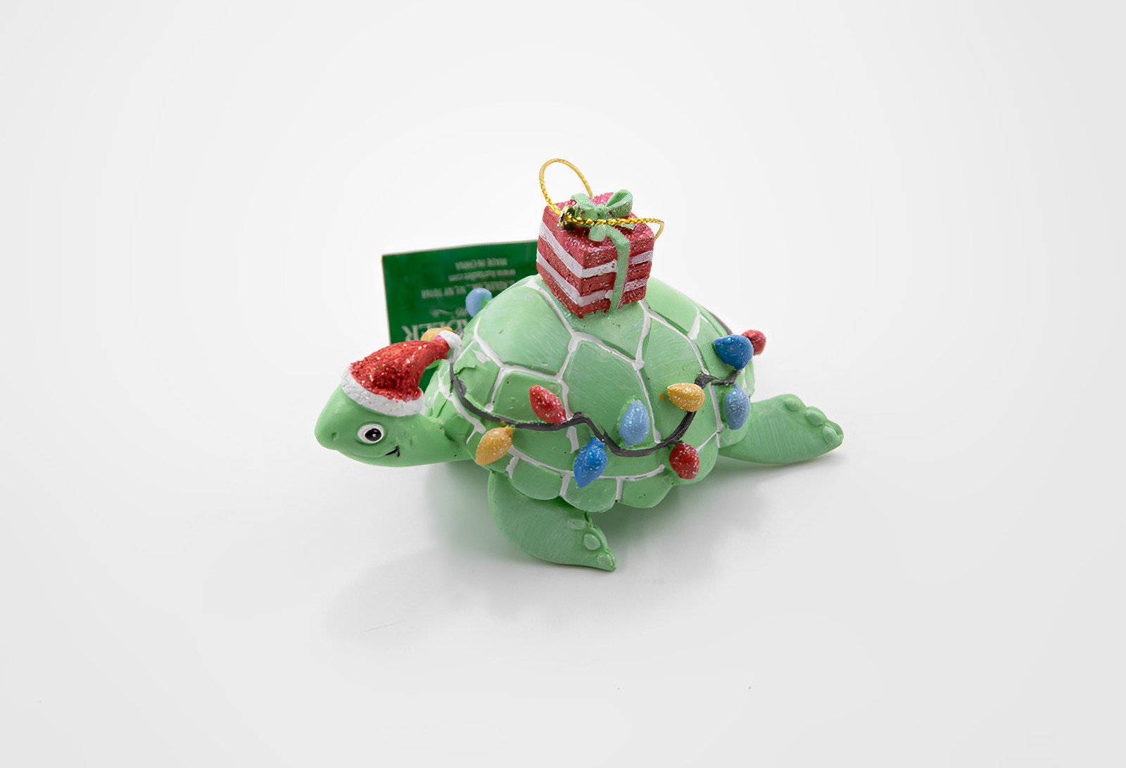 Kurt S. Adler Schildkröte mit Lichterkette und Geschenken Weihnachtsschmuck  