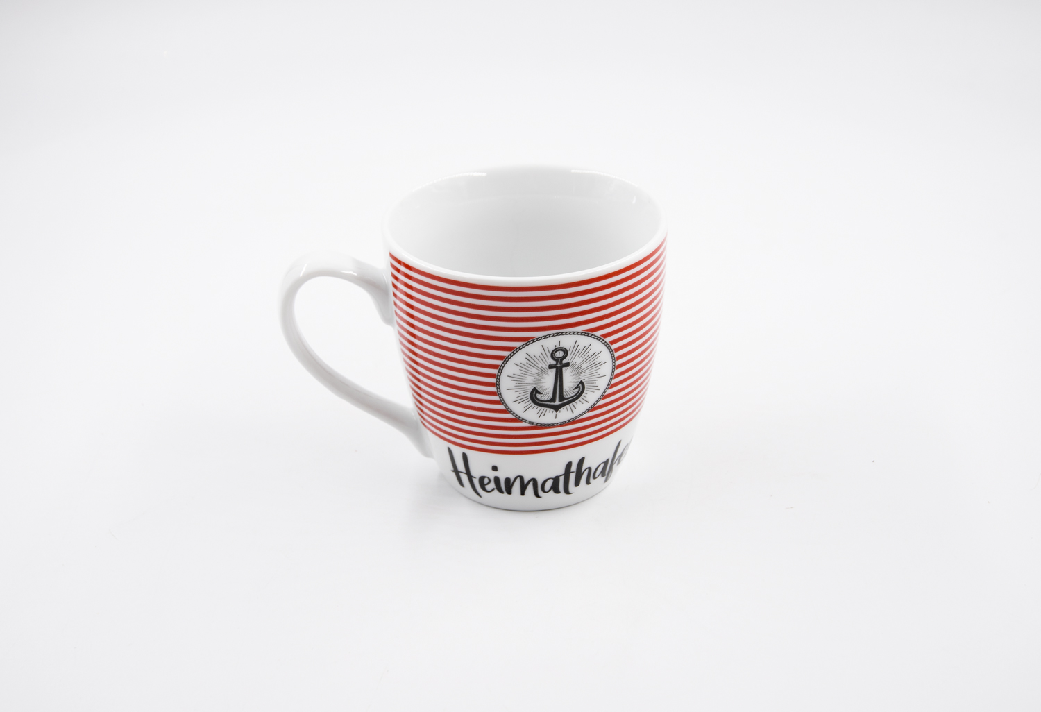 Kaffeetasse Heimathafen Porzellan 450ml Maritim Landhausstil