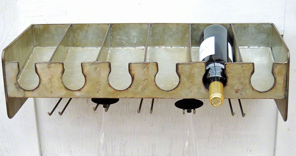 Weinregal Gläserhalter Zink