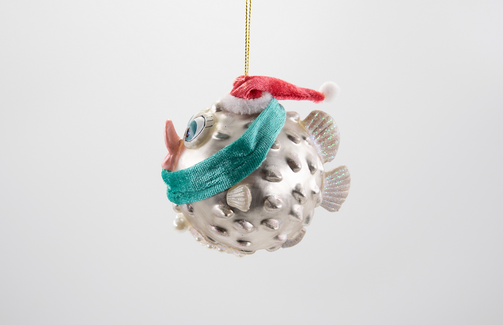 Weihnachtsschmuck Hänger Kugelfisch