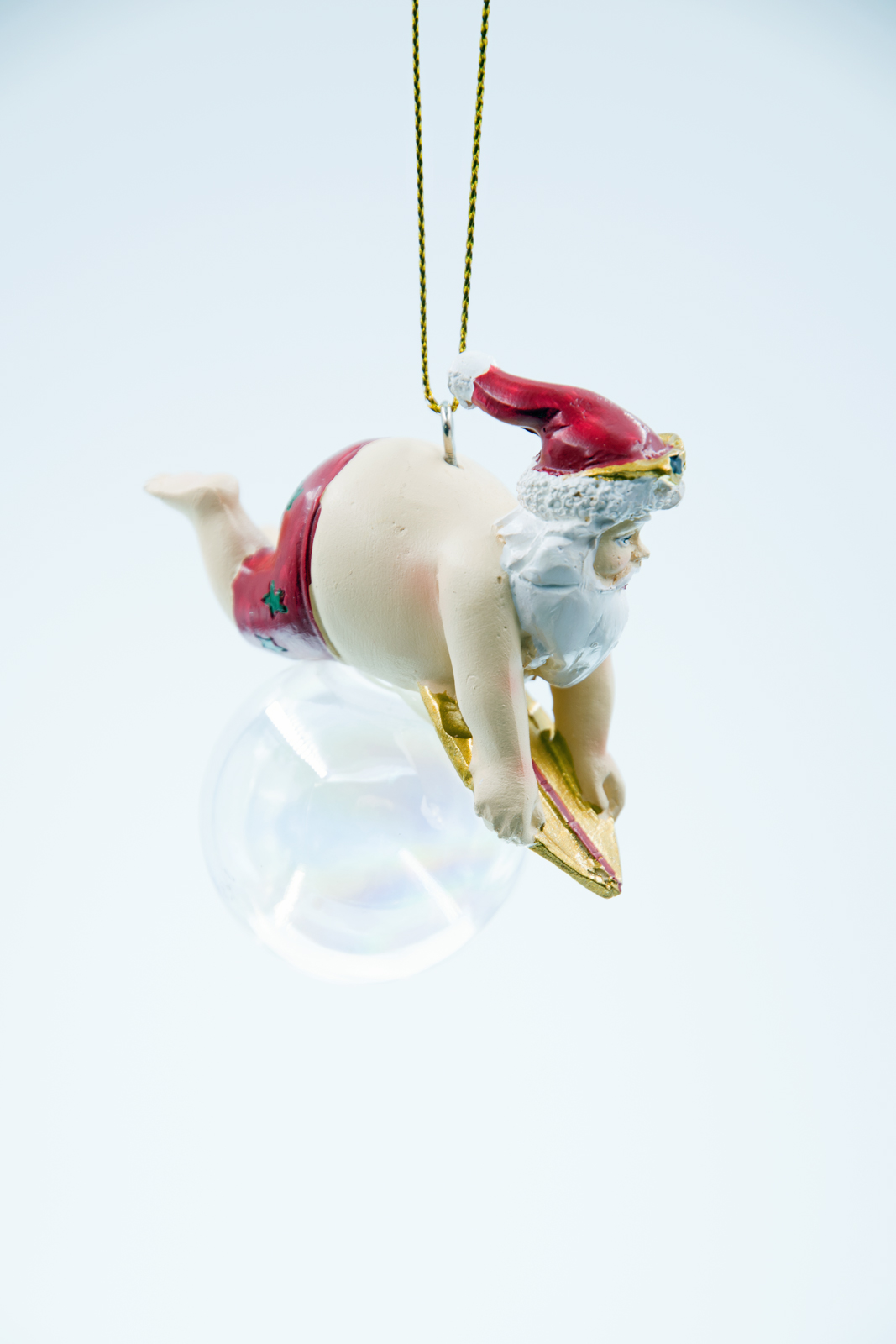 Goodwill Santa Bubble Christbaumschmuck