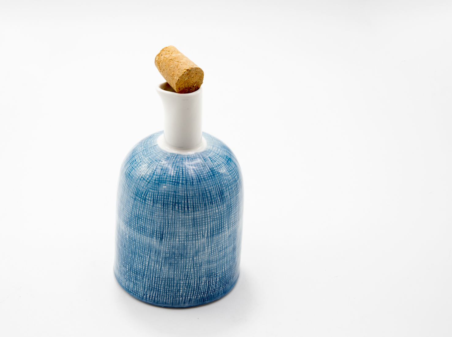 Flasche Essigflasche Ölflasche Porzellan Classic Vegan Landhausstil  