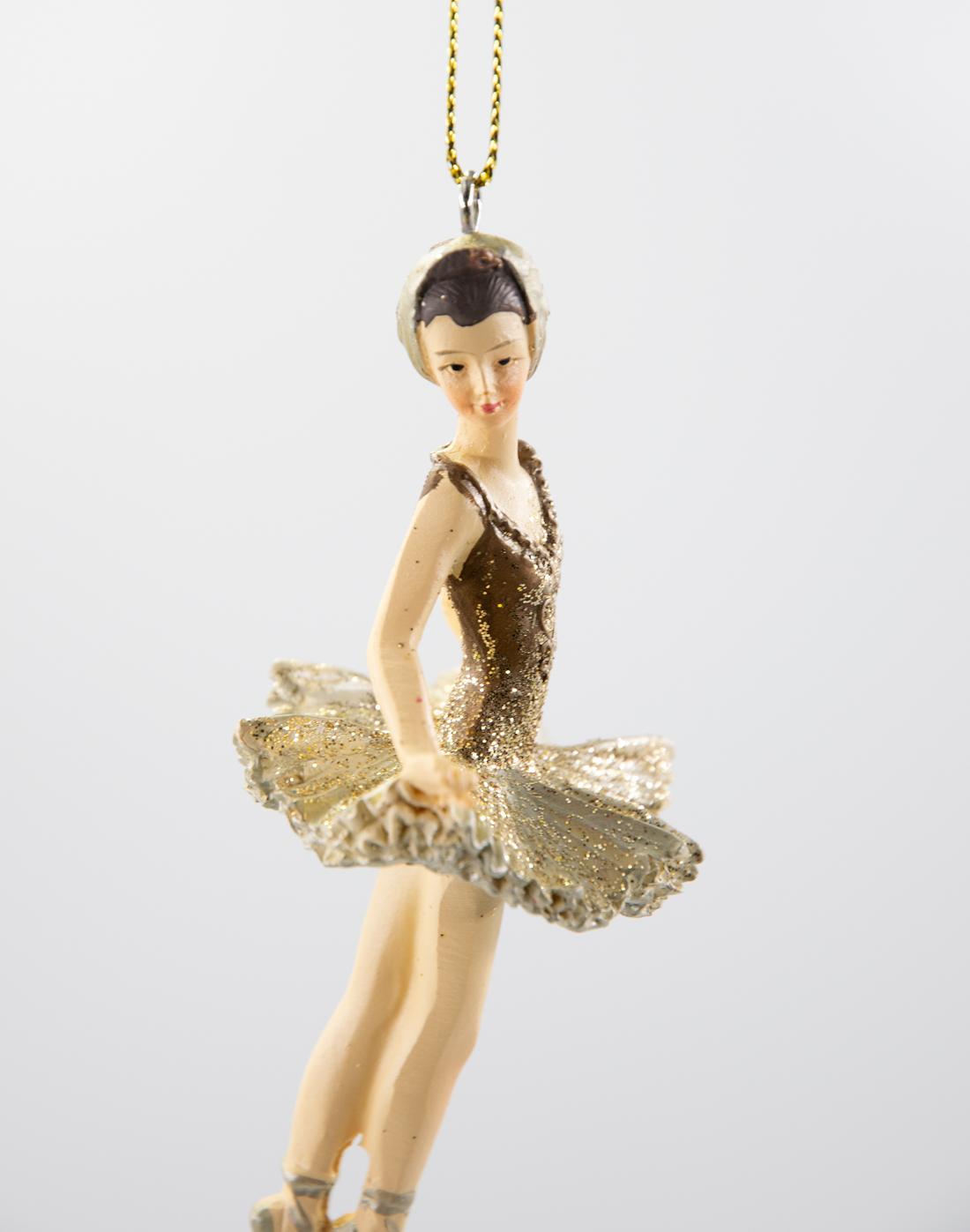 Ballerina gold Christbaumschmuck   
