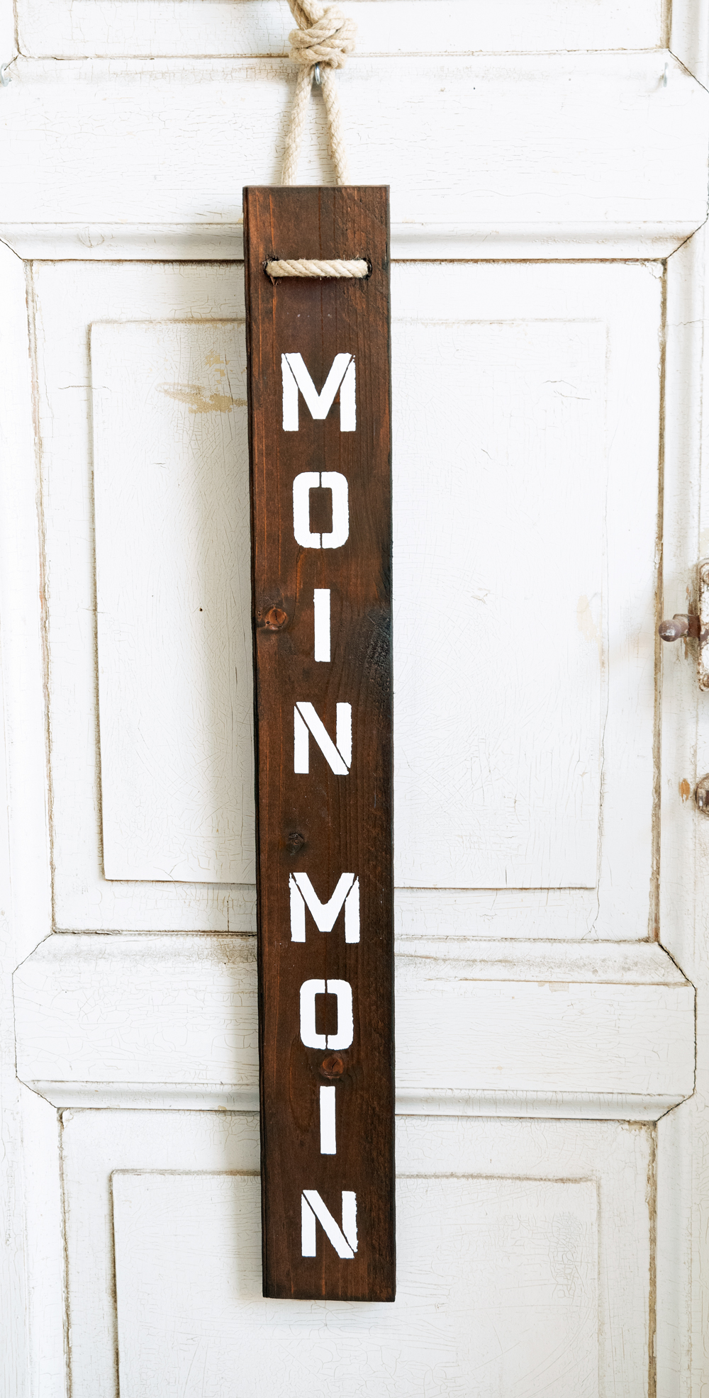 Türschild Moin Moin Holz Maritim  Landhausstil
