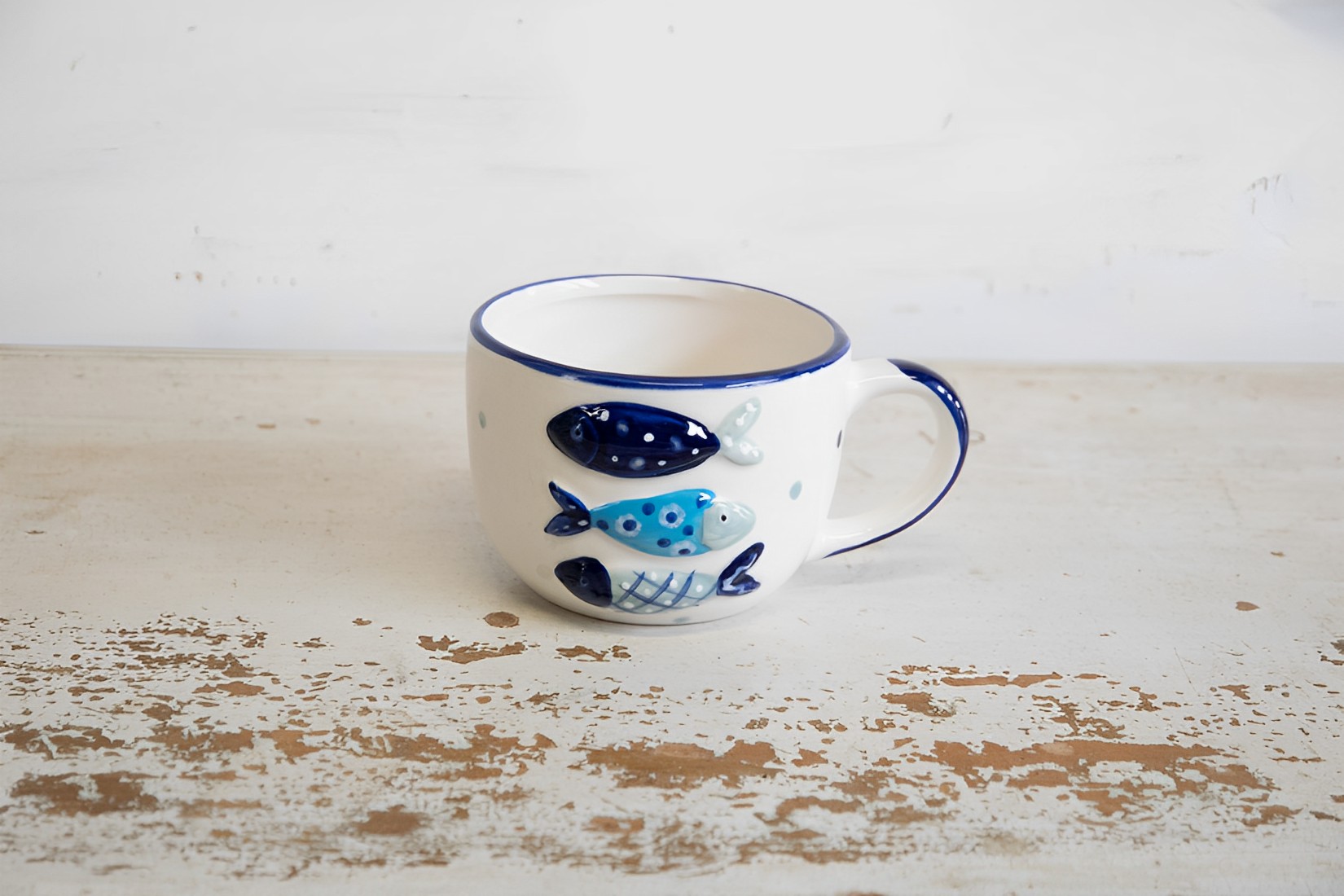 Kaffeetasse Becher Tasse Jumbotasse Keramik 400ml Maritim