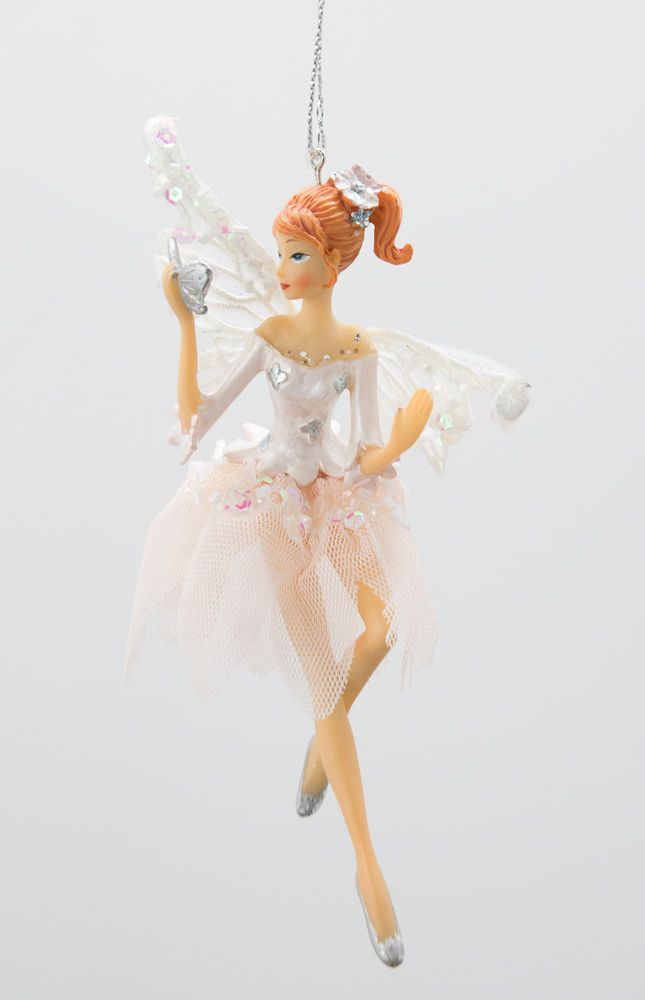 Ballerina mit Vogel Schmetterling