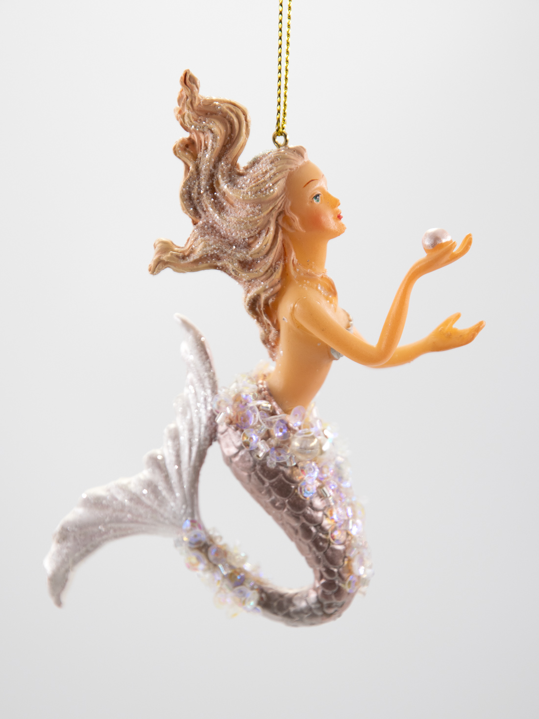 Meerjungfrau Perl Christbaumschmuck 