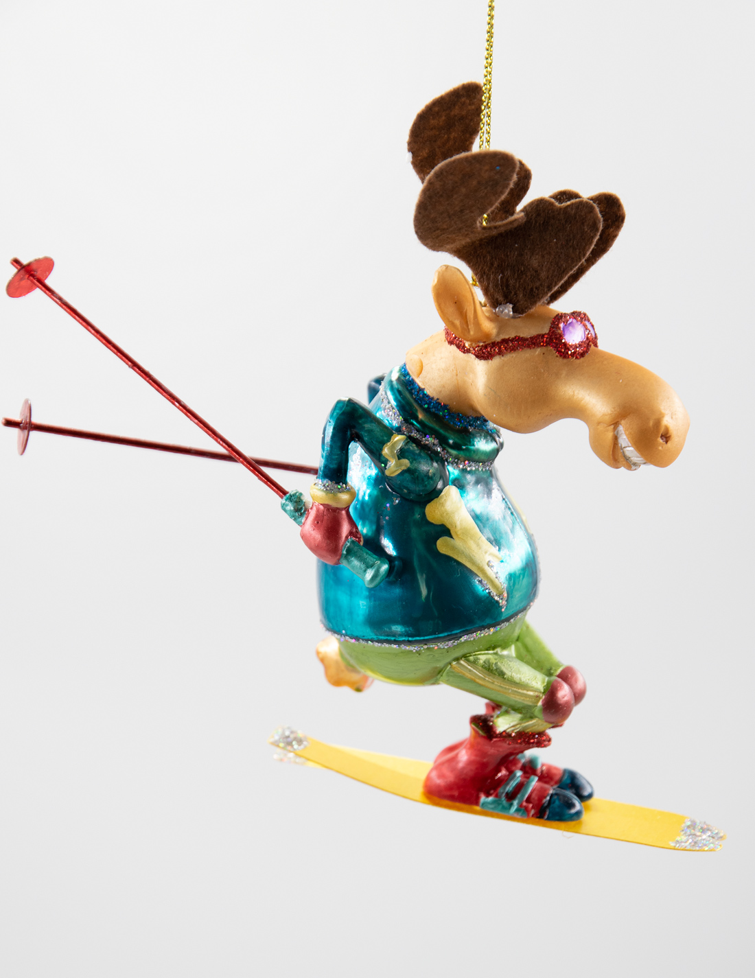Weihnachtsschmuck Hänger Rentier Elch Skifahrer 