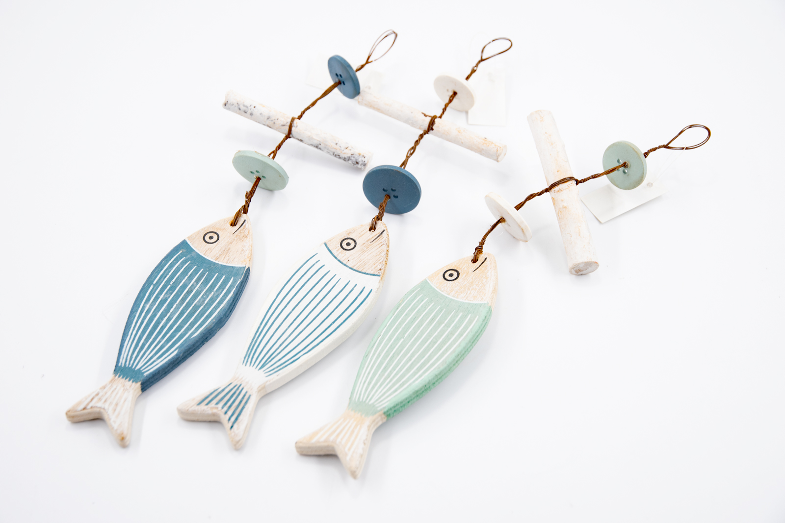 Deco Fisch 3er Set Girlande Maritim