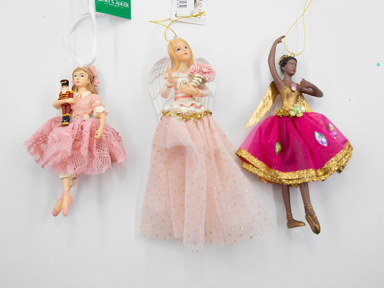 Ballerina 3er Set B-Ware Christbaumschmuck 
