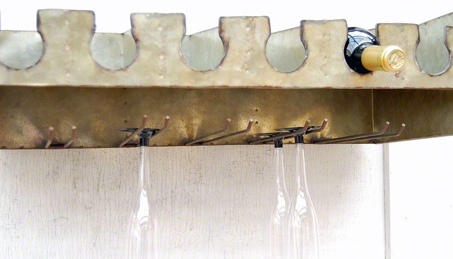 Weinregal Gläserhalter Zink