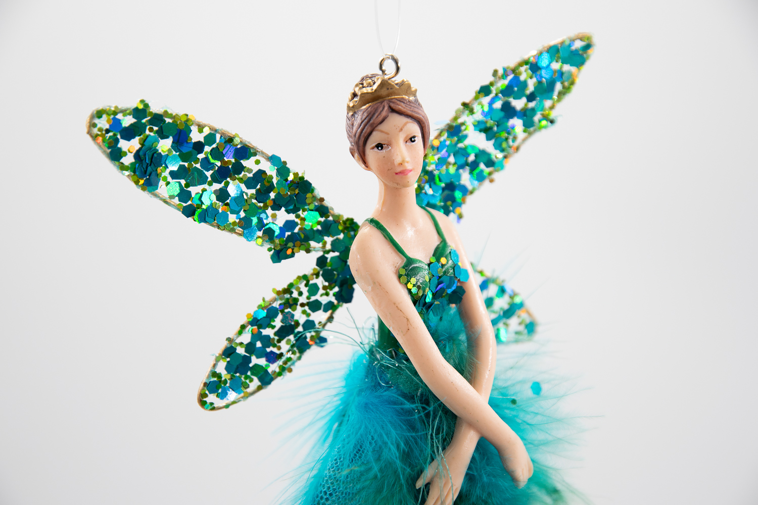 Gisela Graham Peacock Ballerina Weihnachtsschmuck
