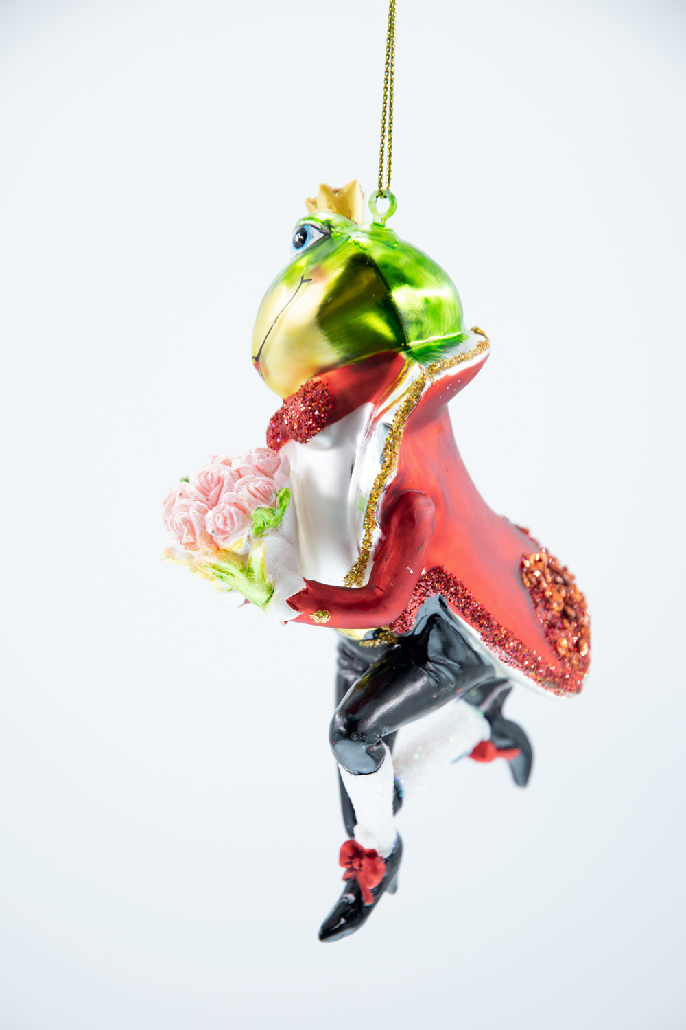 Weihnachtsschmuck Hänger Frosch Bräutigam