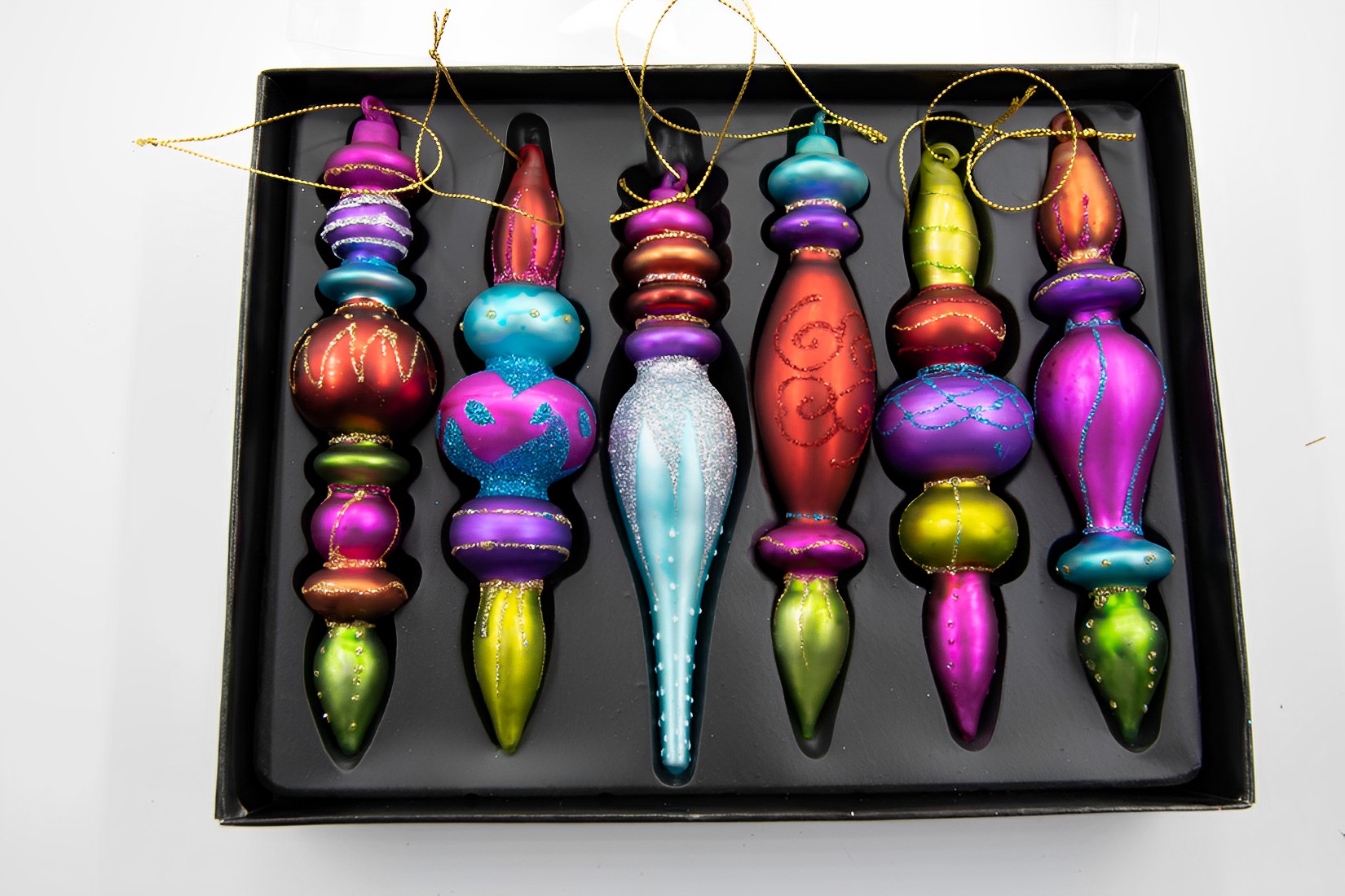 Kugeln orientalisch 6er Set Weihnachtsschmuck 