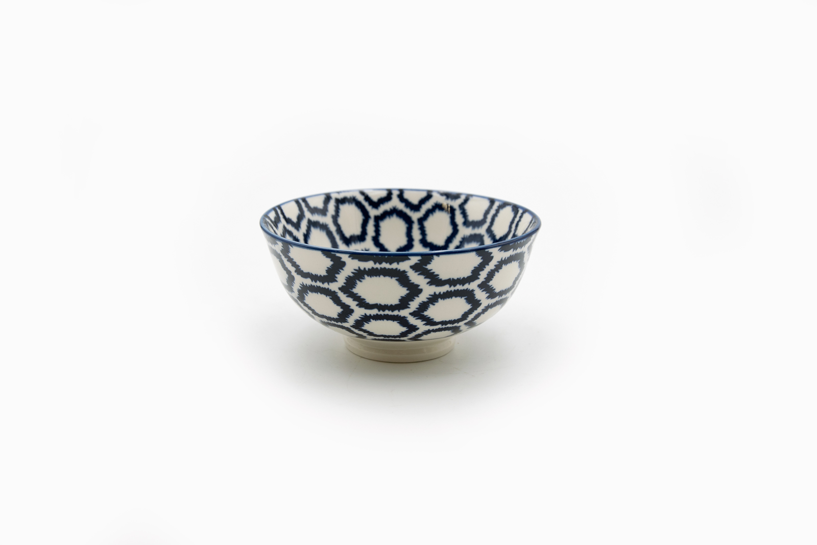 Schale Dipschale Keramik blau Landhausstil