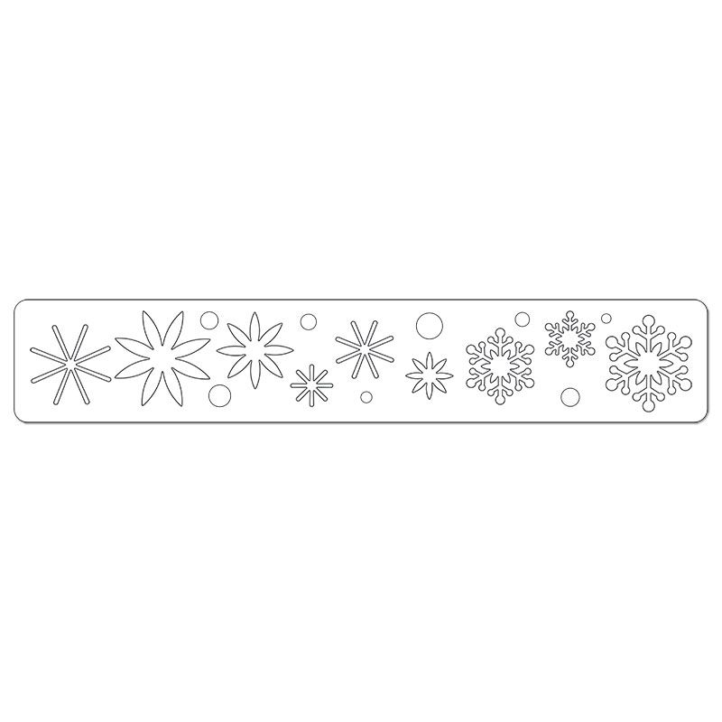 Sizzix Sizzlits Stanze Decorativ Strip Winter Elements