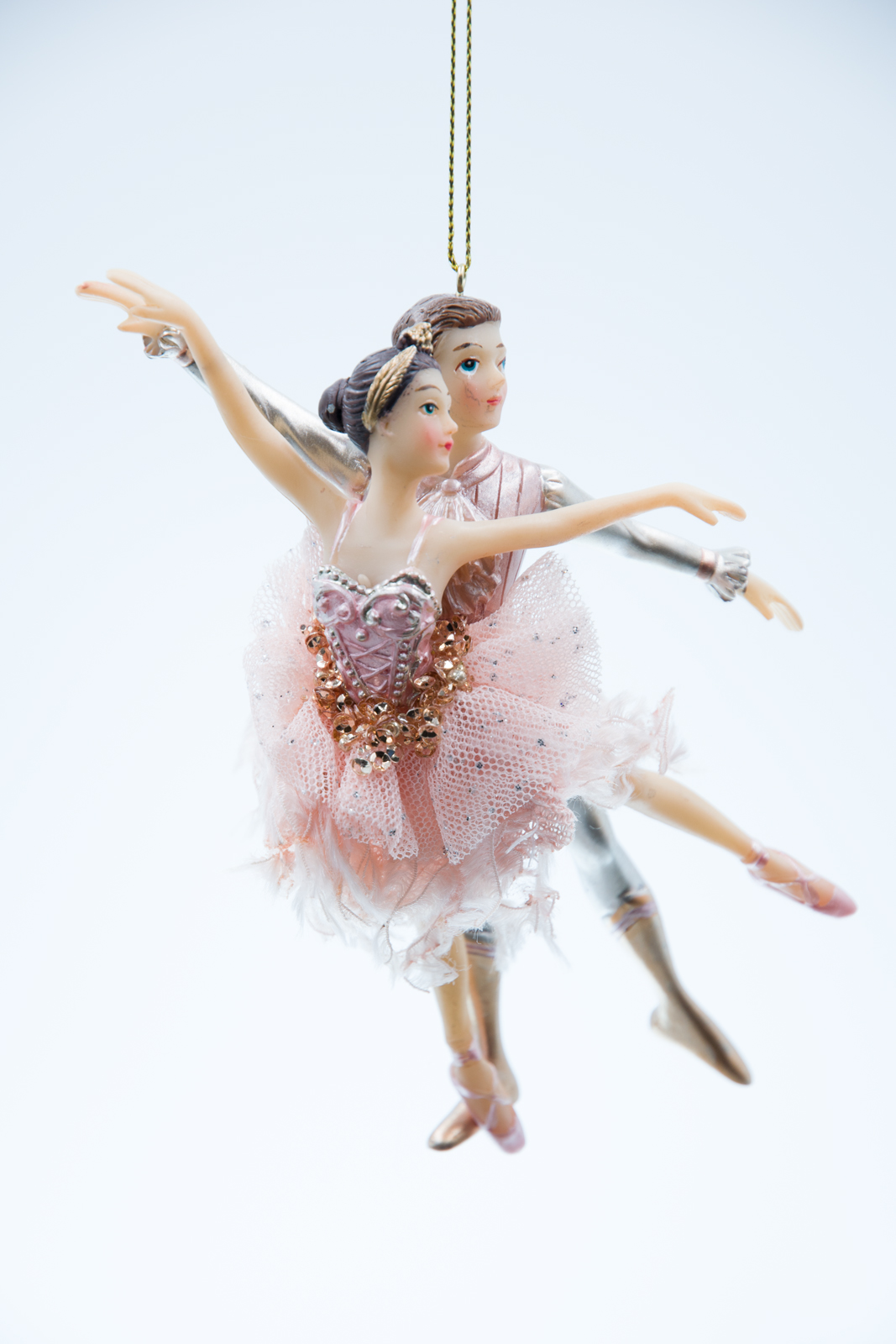Goodwill Dance Fluffy Ballet Couple Tanzendes Paar Christbaumschmuck