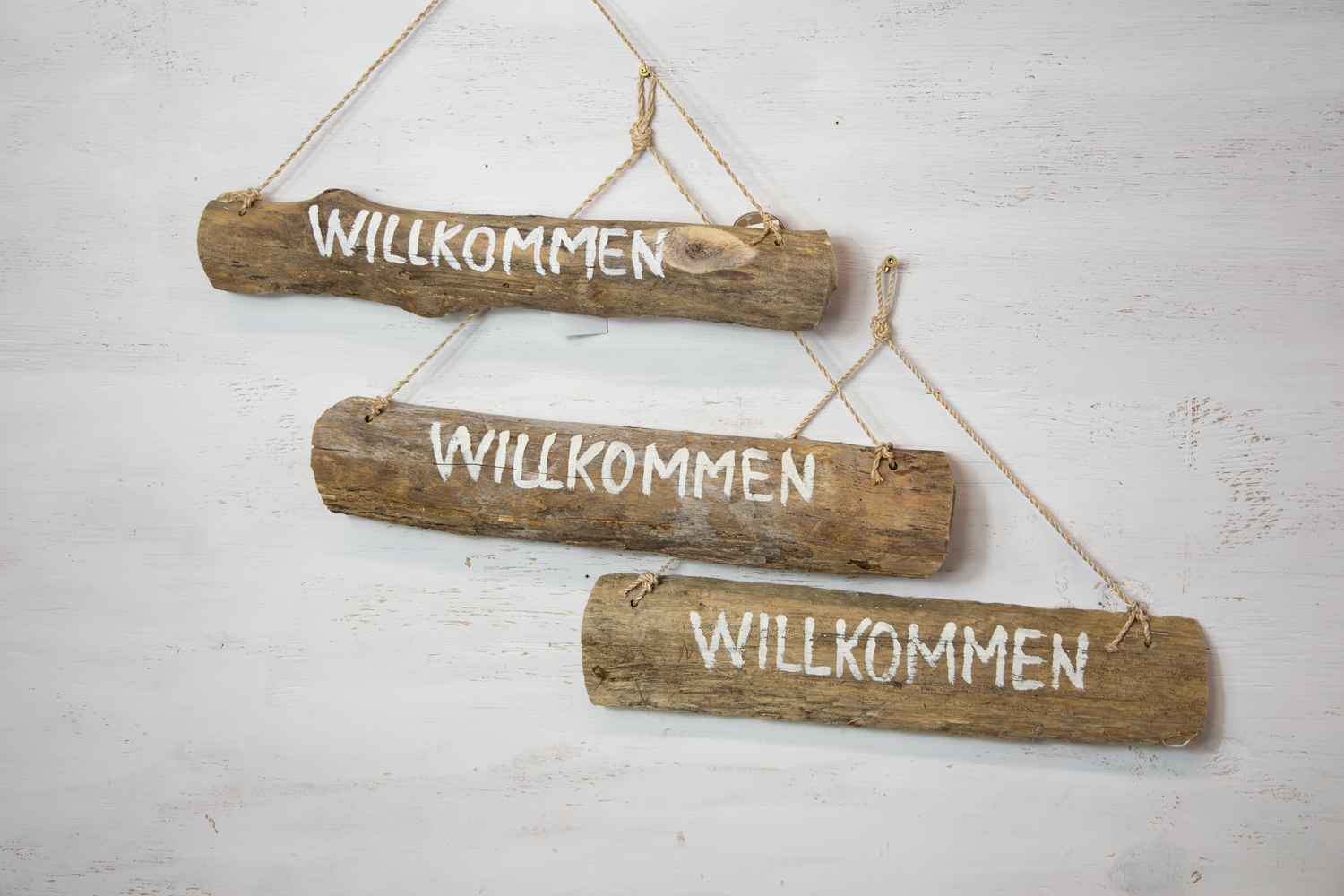 Türschild Willkommen Holz Maritim  Landhausstil