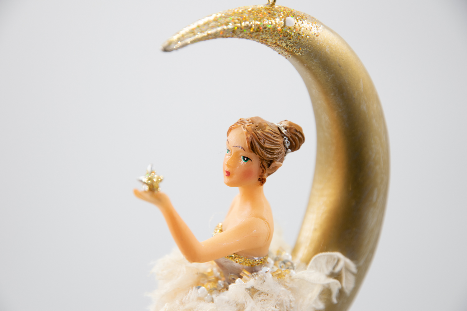 Ballerina auf dem Mond Weihnachtsschmuck