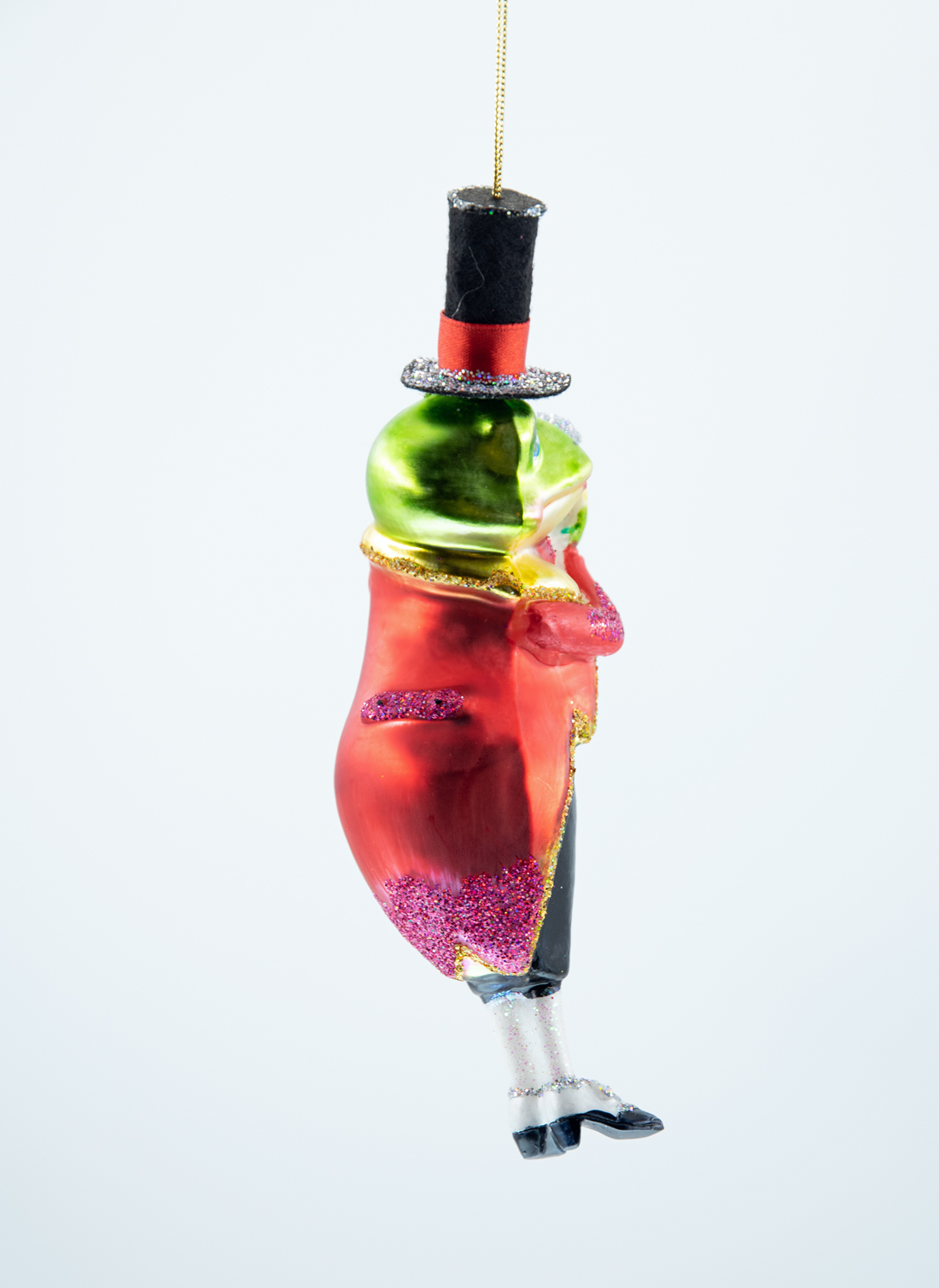 Weihnachtsschmuck Hänger Frosch Bräutigam mit Ring
