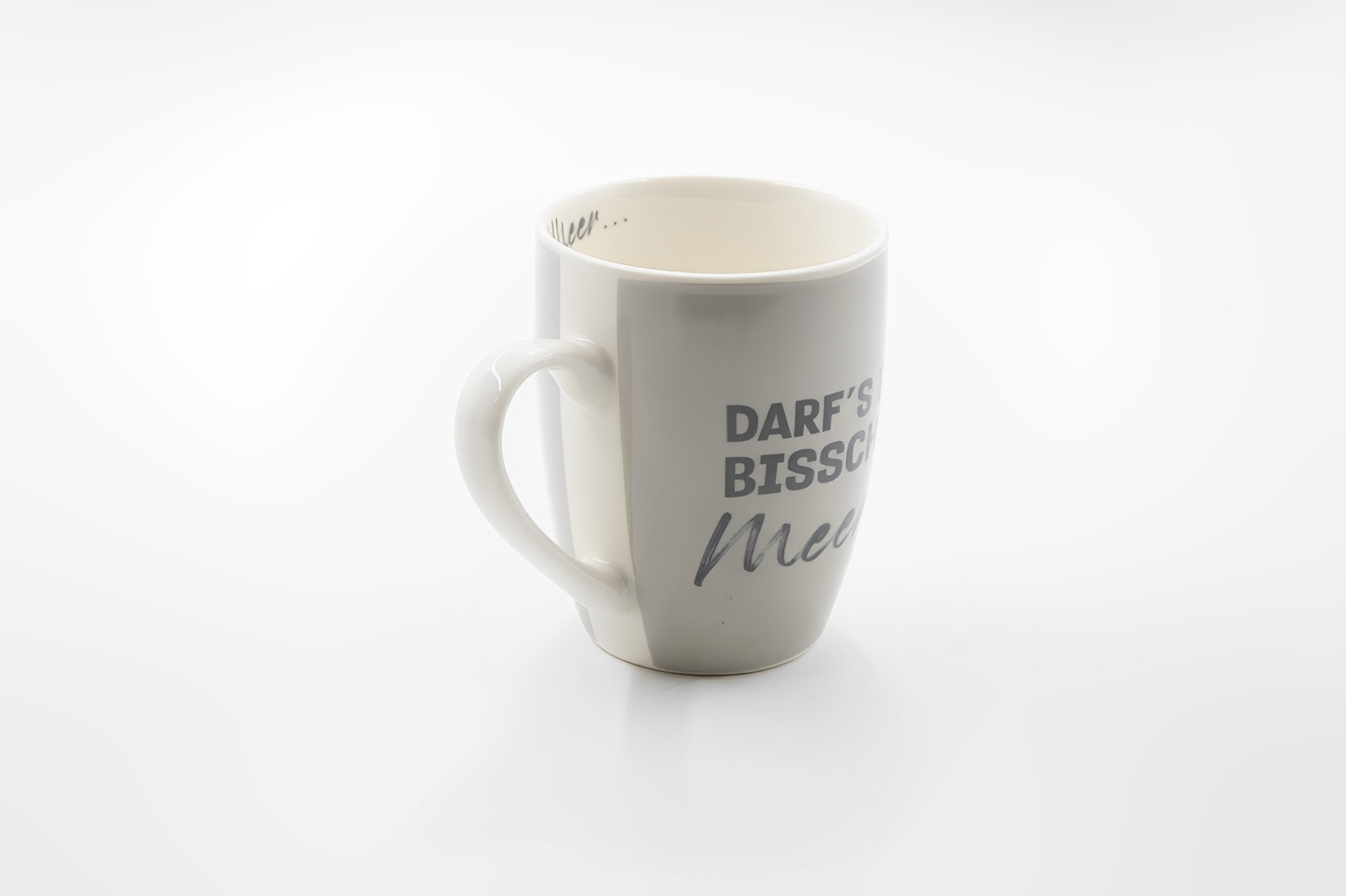 B-Ware Kaffeetasse Becher Tasse  Keramik 350ml Darf`s ein Bisschen Meer sein? Maritim 