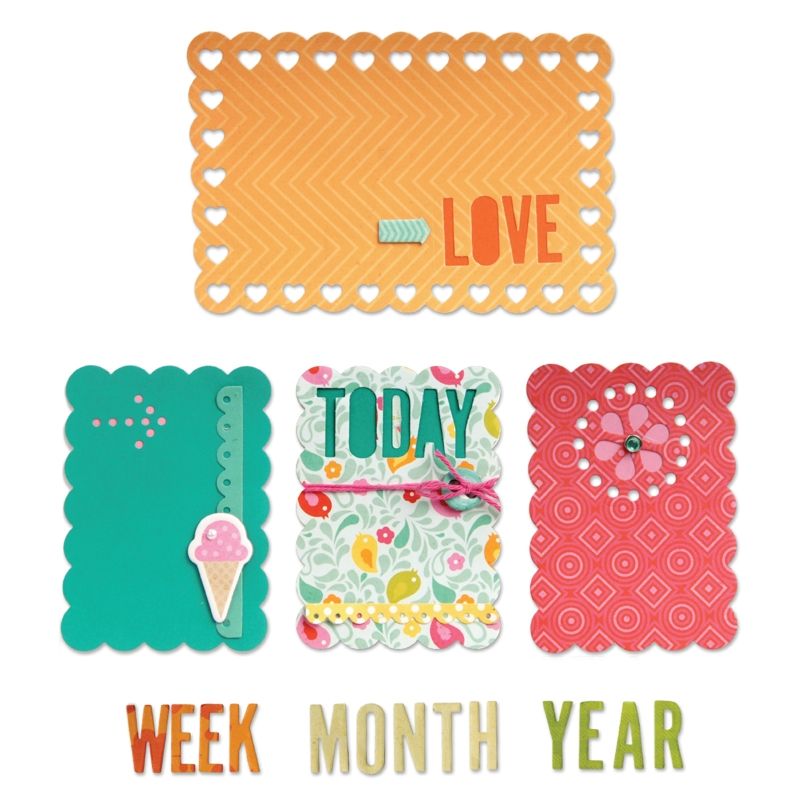 Sizzix Stanze Thinlits Love Today
