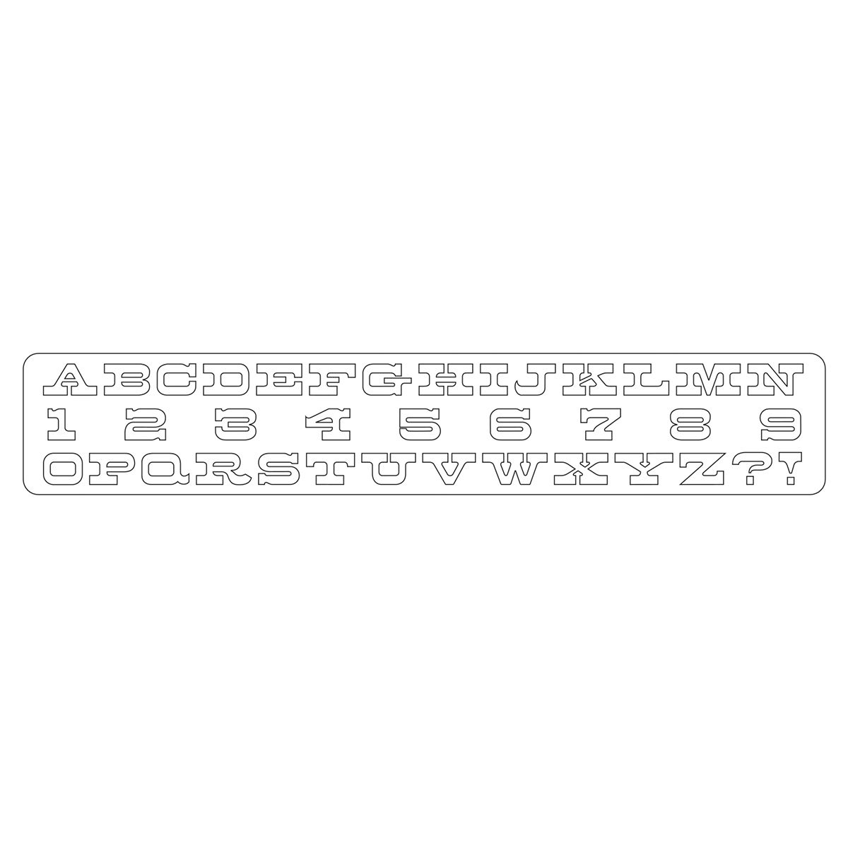 Sizzix Sizzlits Stanze Decorativ Strip & Boardwalk