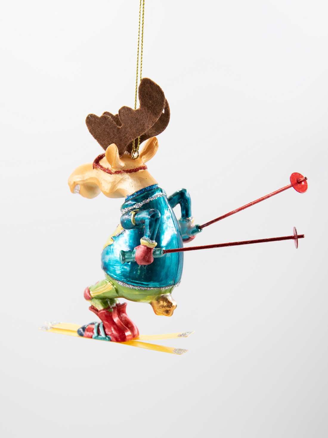 Weihnachtsschmuck Hänger Rentier Elch Skifahrer 