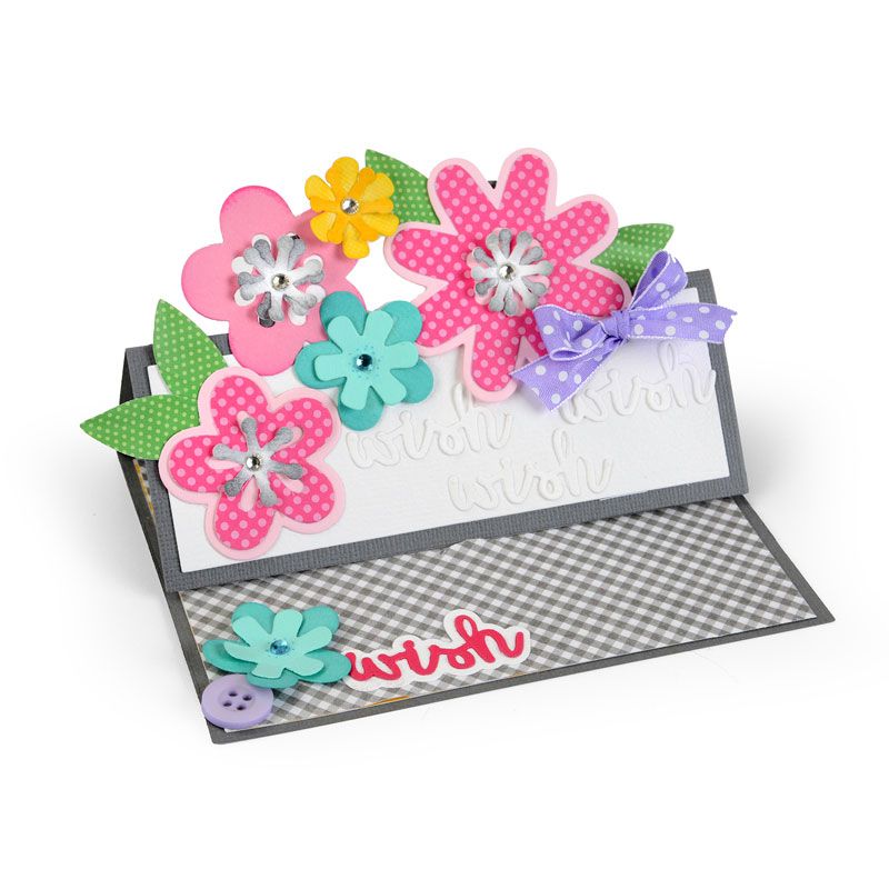 Sizzix Stanze Thinlits Flower Layers & Leaf