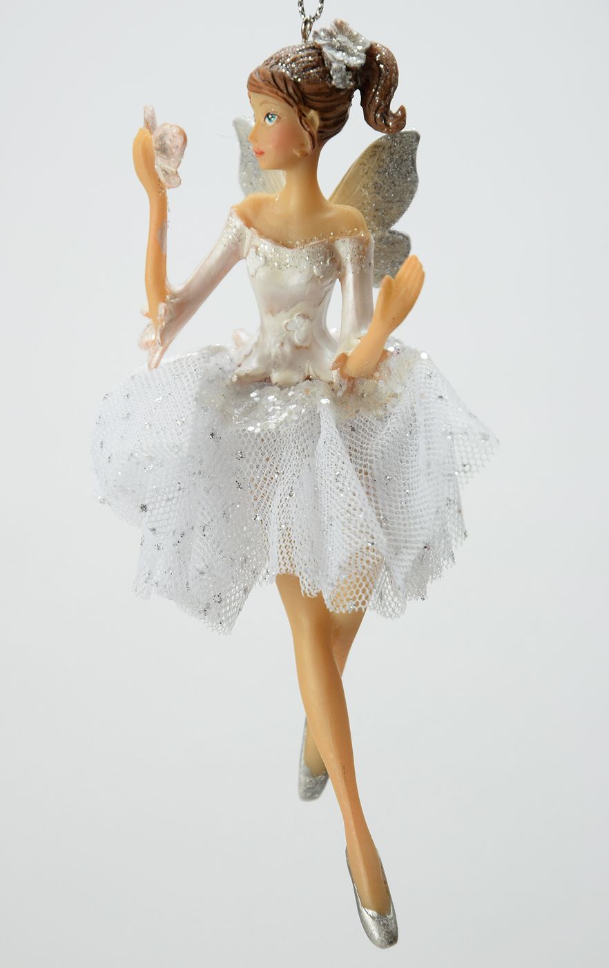 Ballerina White Christbaumschmuck