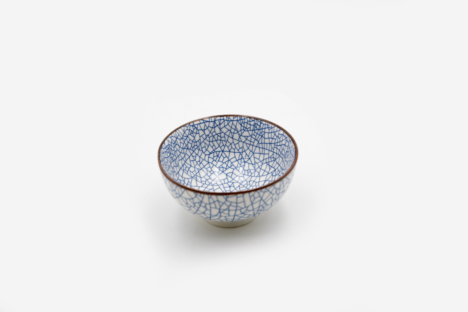 Schale Dipschale Keramik blau Landhausstil