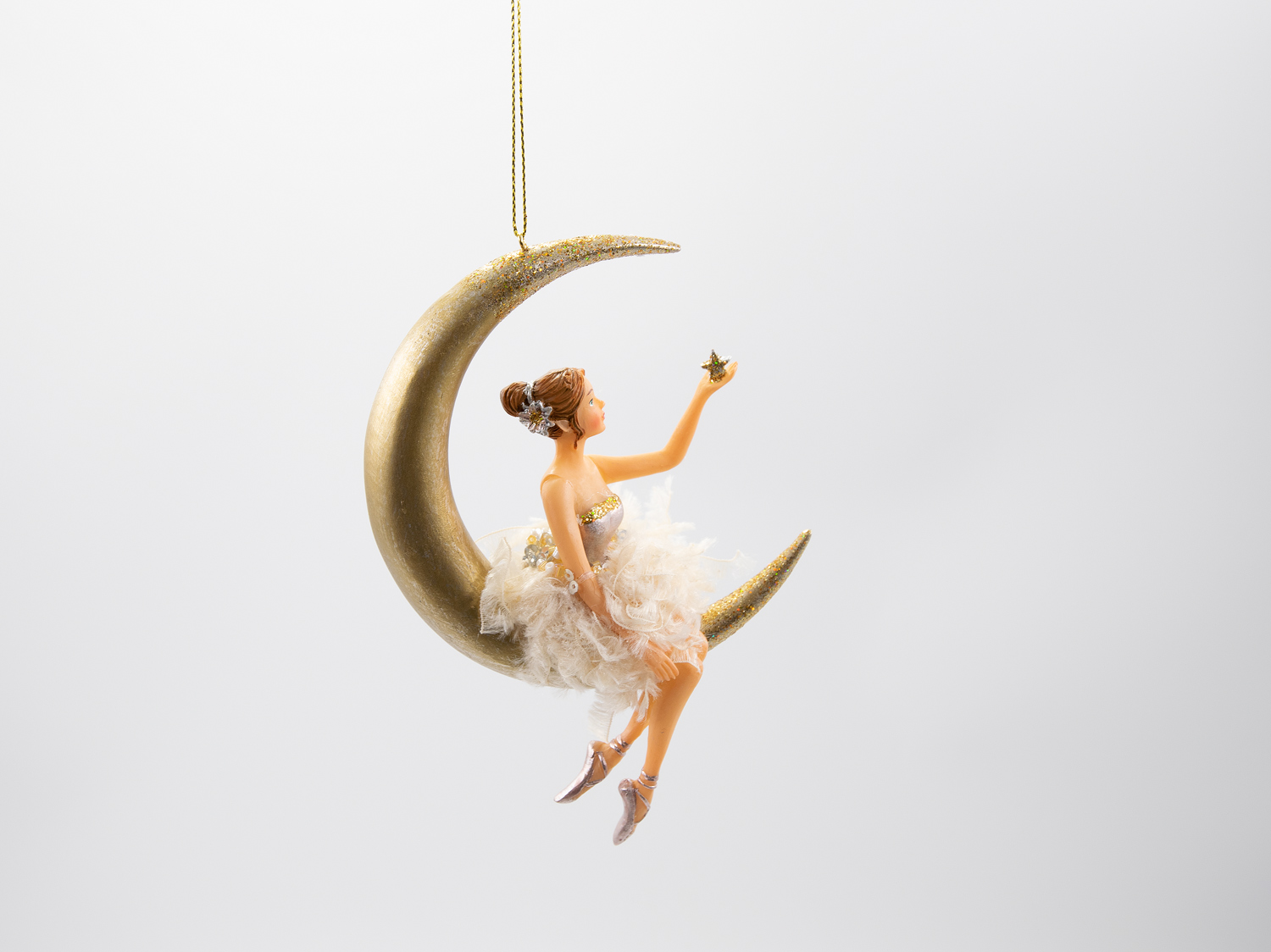 Ballerina auf dem Mond Weihnachtsschmuck