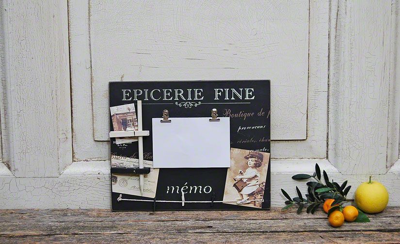 Memoboard Epicerie Fine Landhausstil