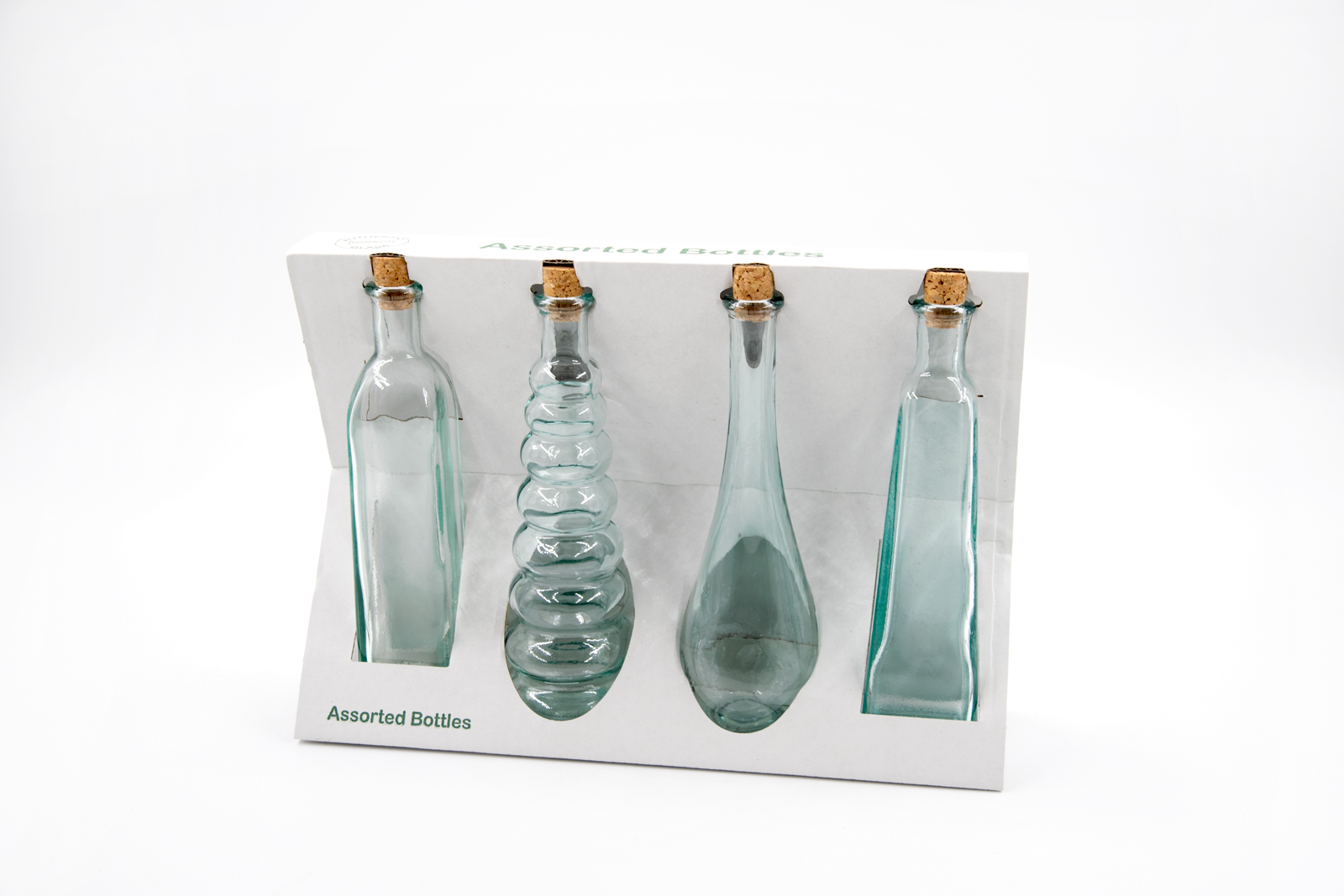 Flasche mit Korken 4er Set Landhausstil