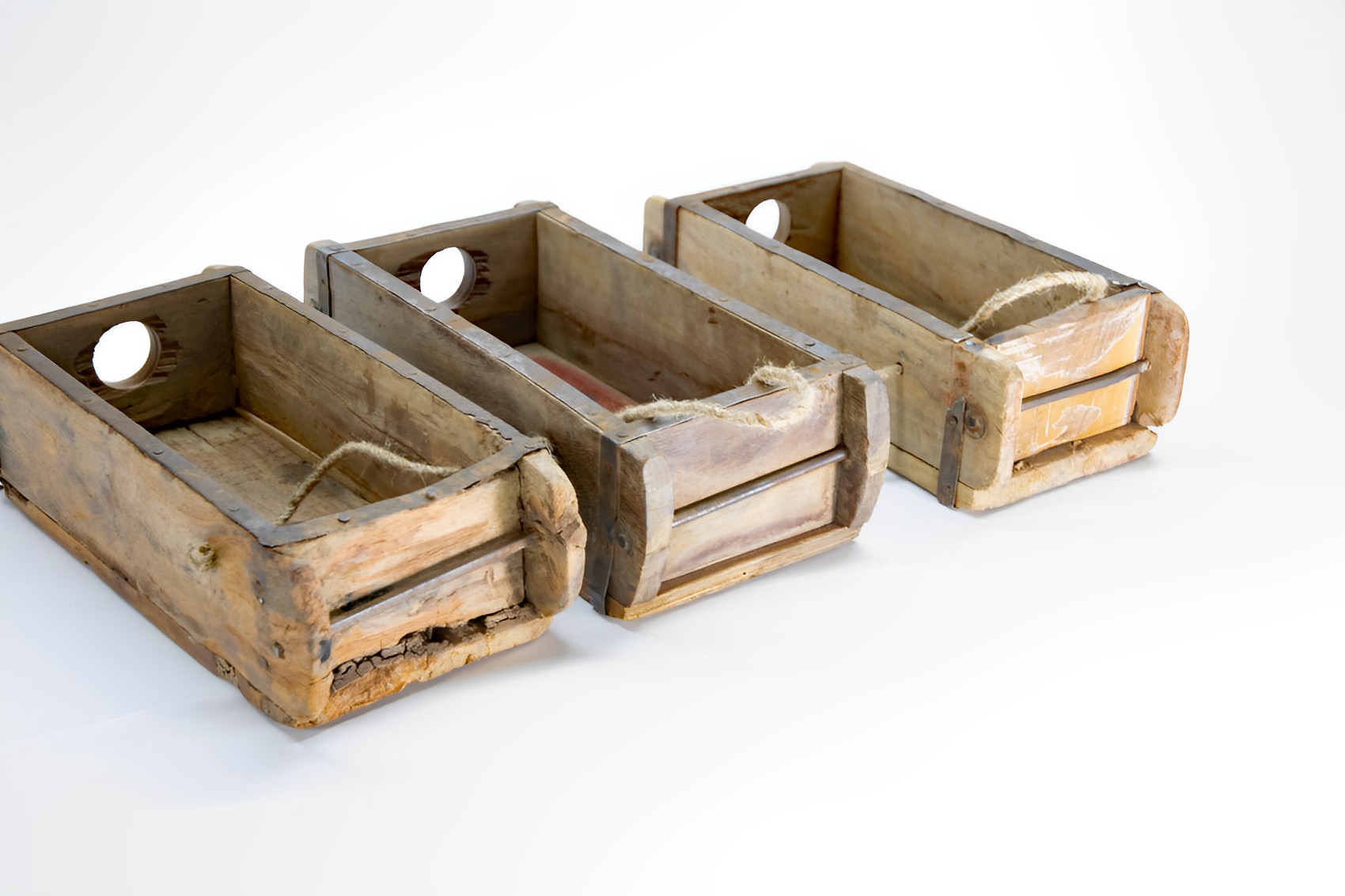 Ziegelform Holzbox Weinflaschen / Flaschenhalter Landhausstil Ziegelform Holzbox Weinflaschen / Flaschenhalter Landhausstil