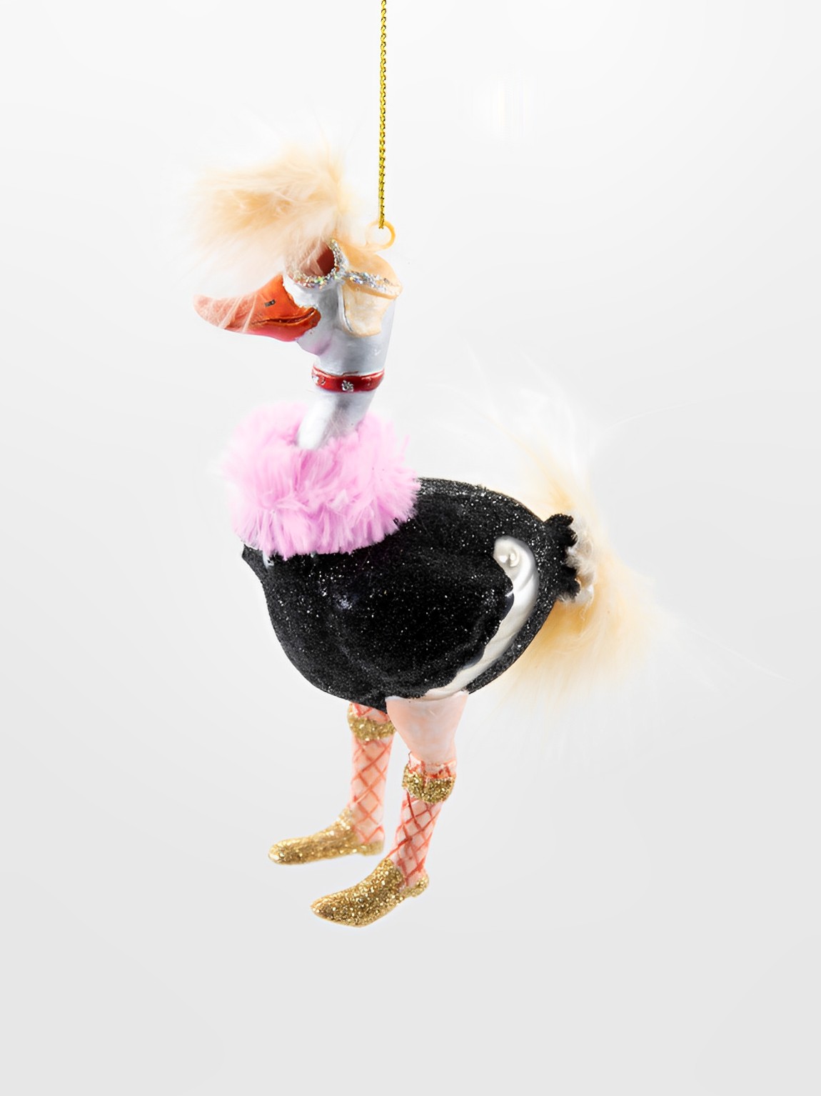 Weihnachtsschmuck Hänger Straußen Diva