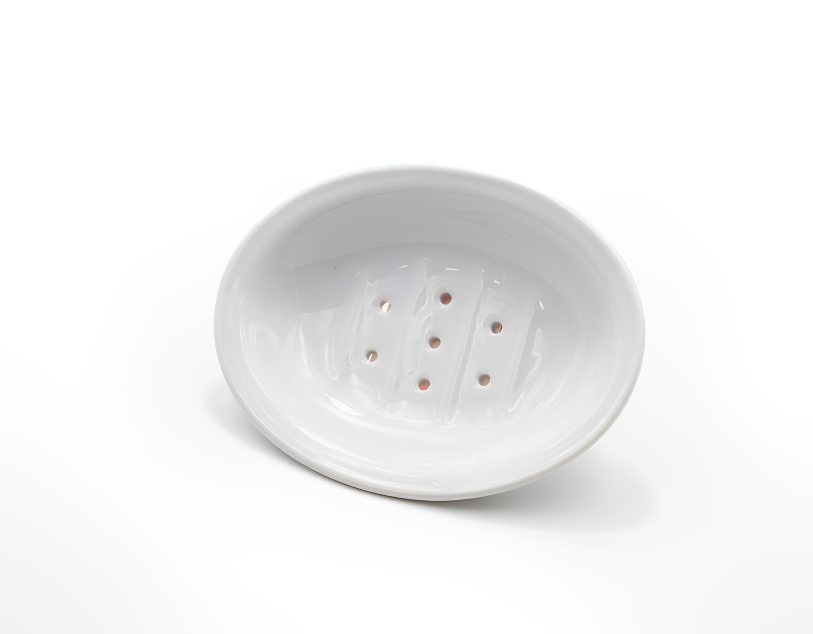 B-Ware Seifenschale oval Keramik Landhausstil 