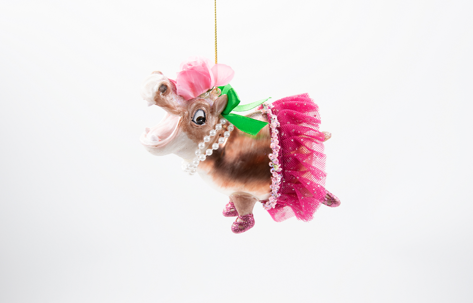 Goodwill Krokodil / Nilpferd Christbaumschmuck