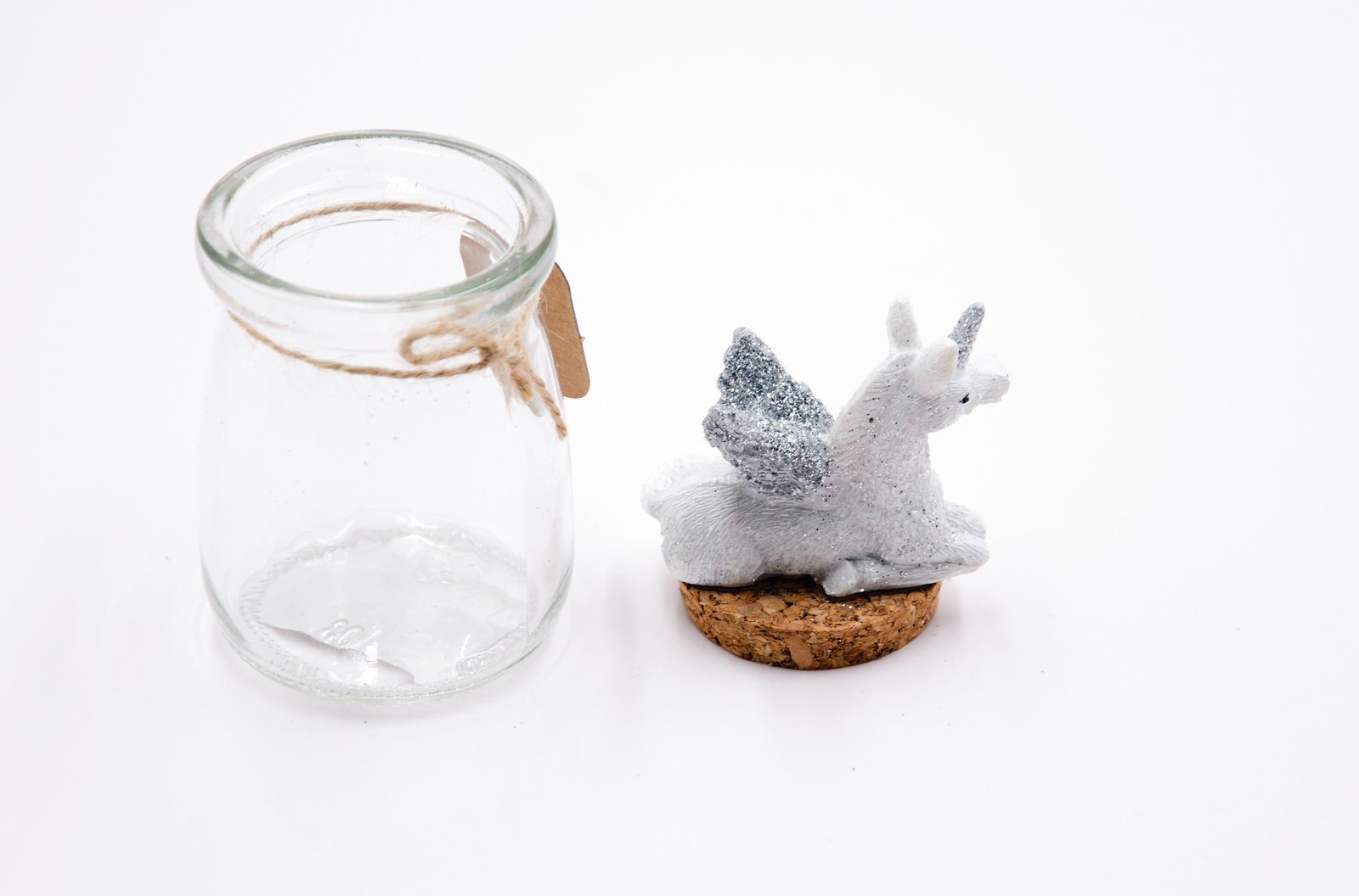 Glasdose Einhorn Landhausstil