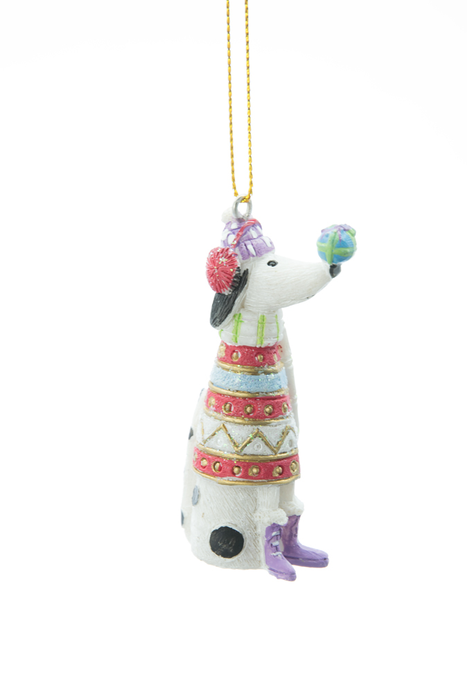 Gisela Graham Sittin Dog Hund Weihnachtsschmuck 
