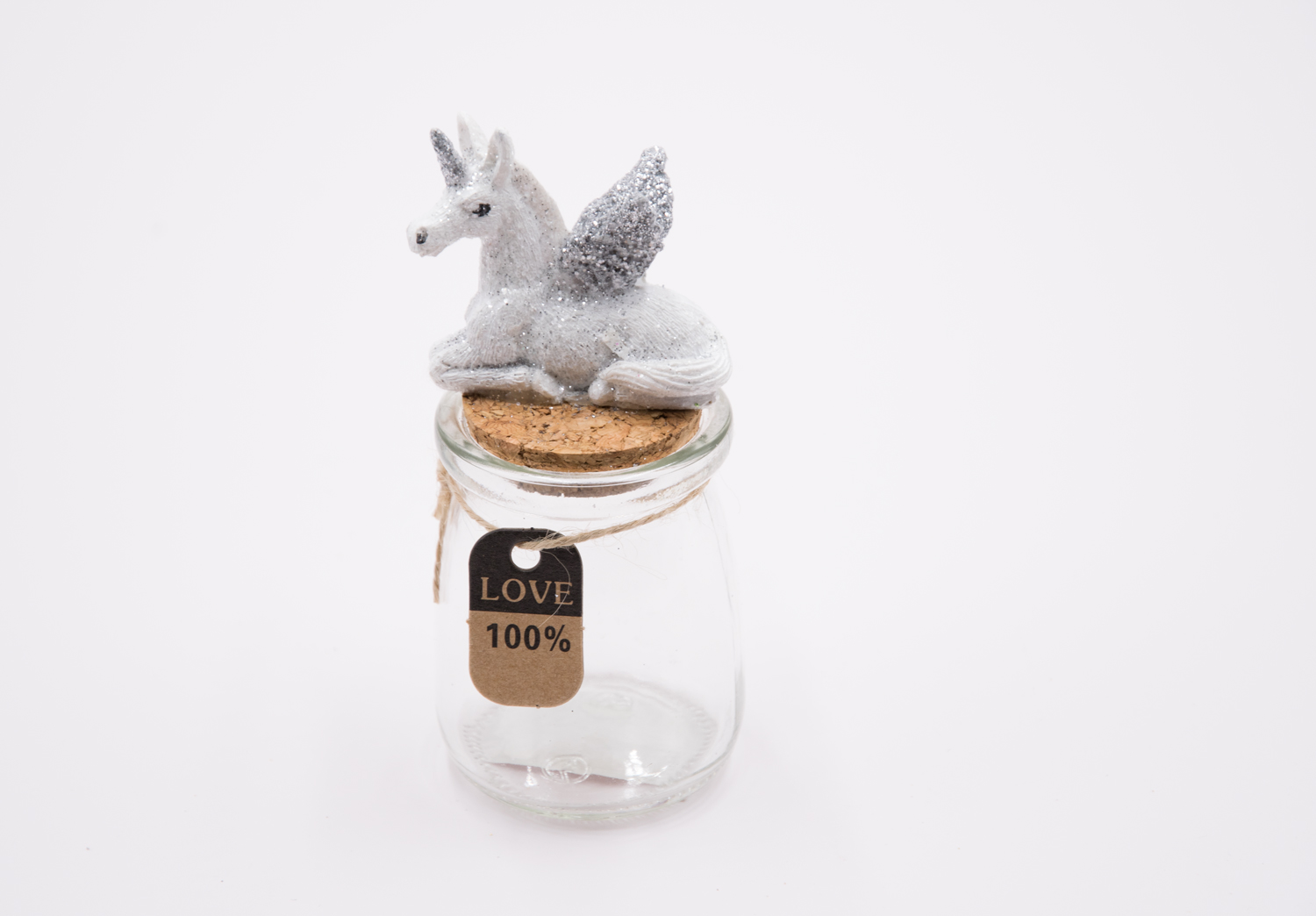 Glasdose Einhorn Landhausstil