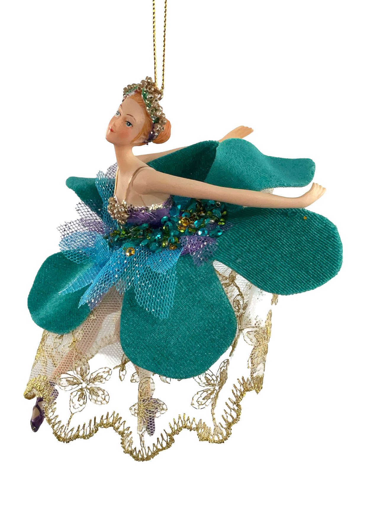 Goodwill Peacock Ballerina Weihnachtsschmuck 