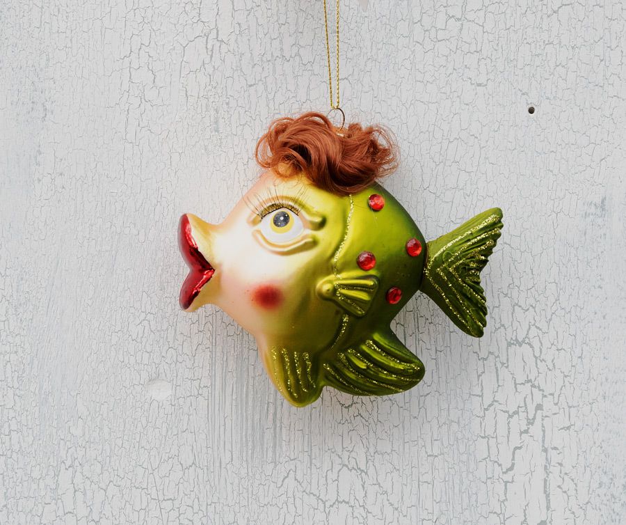 Pusteblume Küssender Fisch Christbaumschmuck