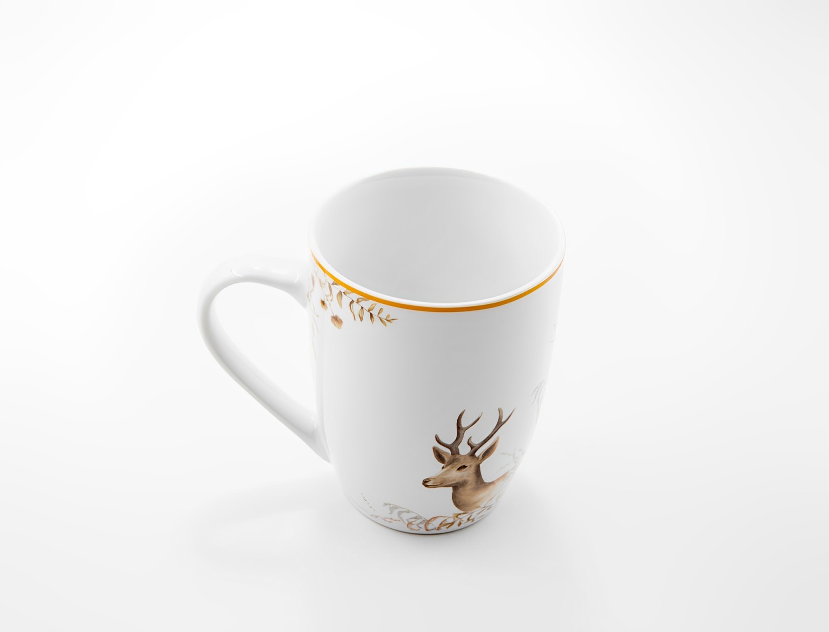 Hirsch Kaffeetasse Becher Tasse Hirsch Maria Porzellan 330ml Landhausstil