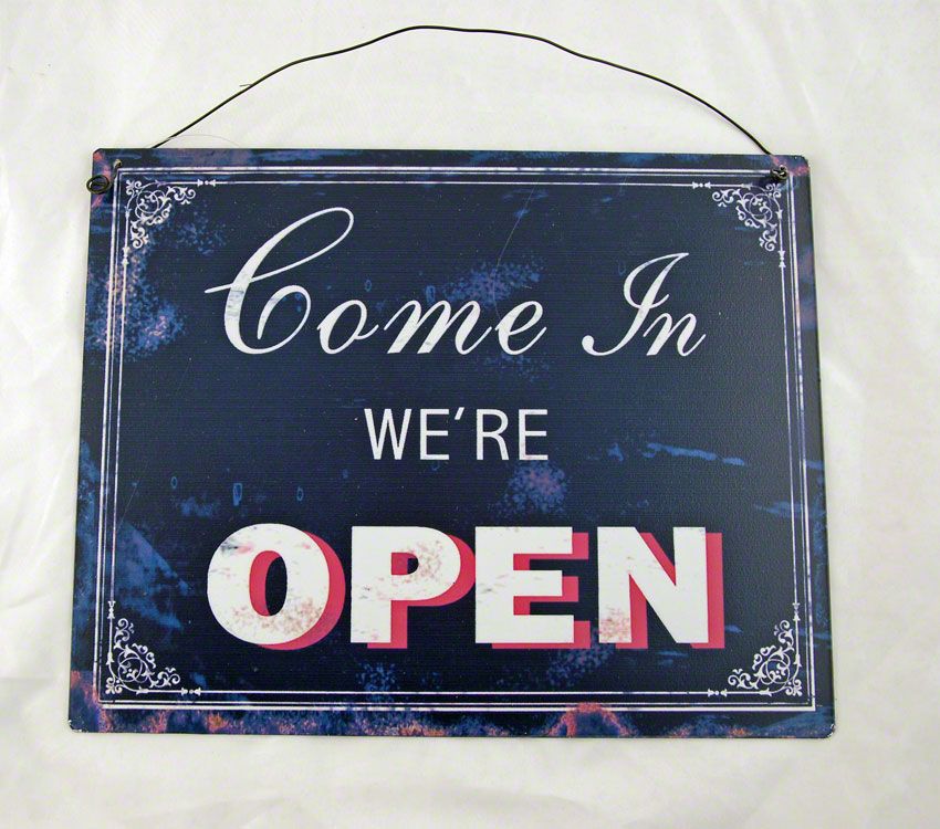 Türschild Sorry WE`RE CLOSED / Come In WE`RE OPEN