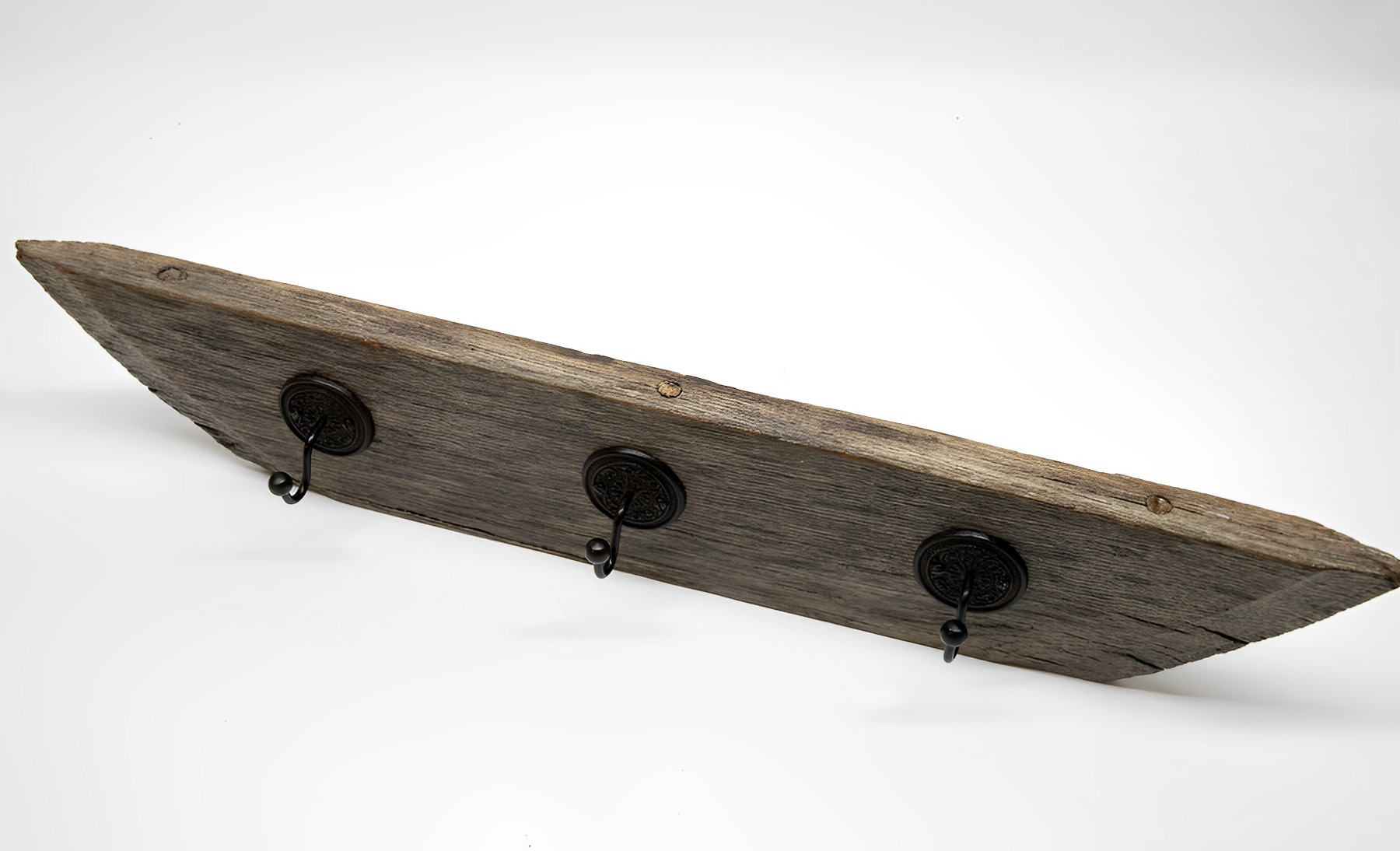 Garderobe Hakenleiste Rustikal Vintage Antik 3 Haken